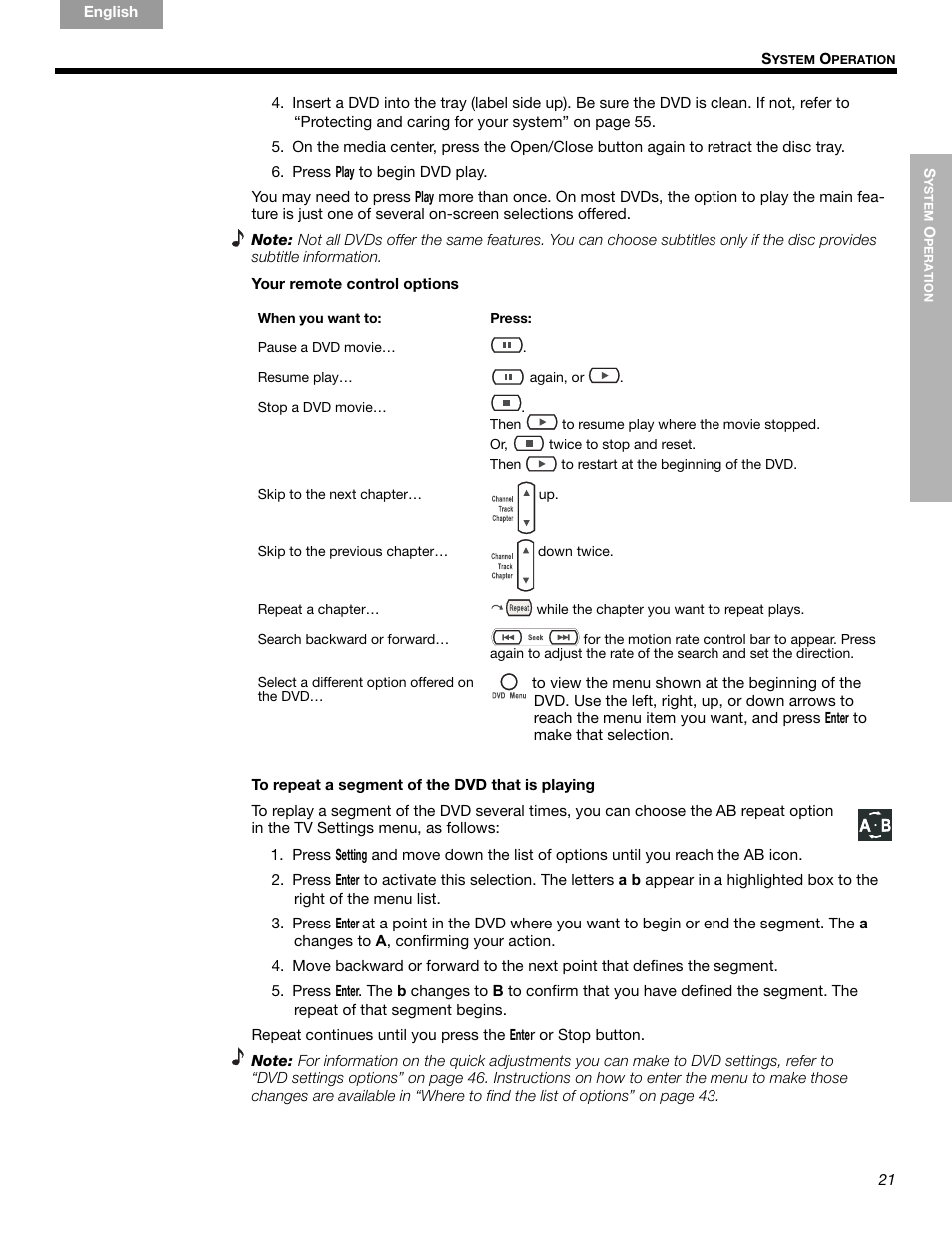 Bose LIFESTYLE 289328 User Manual | Page 21 / 68