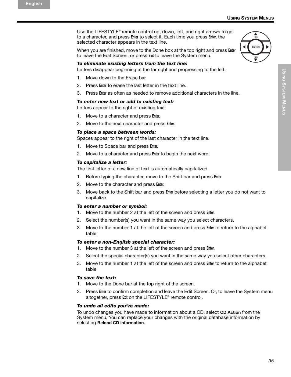 Bose LIFESTYLE 289328 User Manual | Page 35 / 68