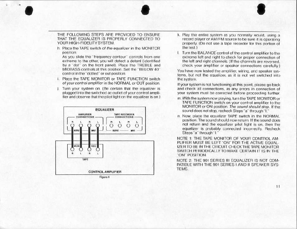 Bose 901 Series III User Manual | Page 11 / 20
