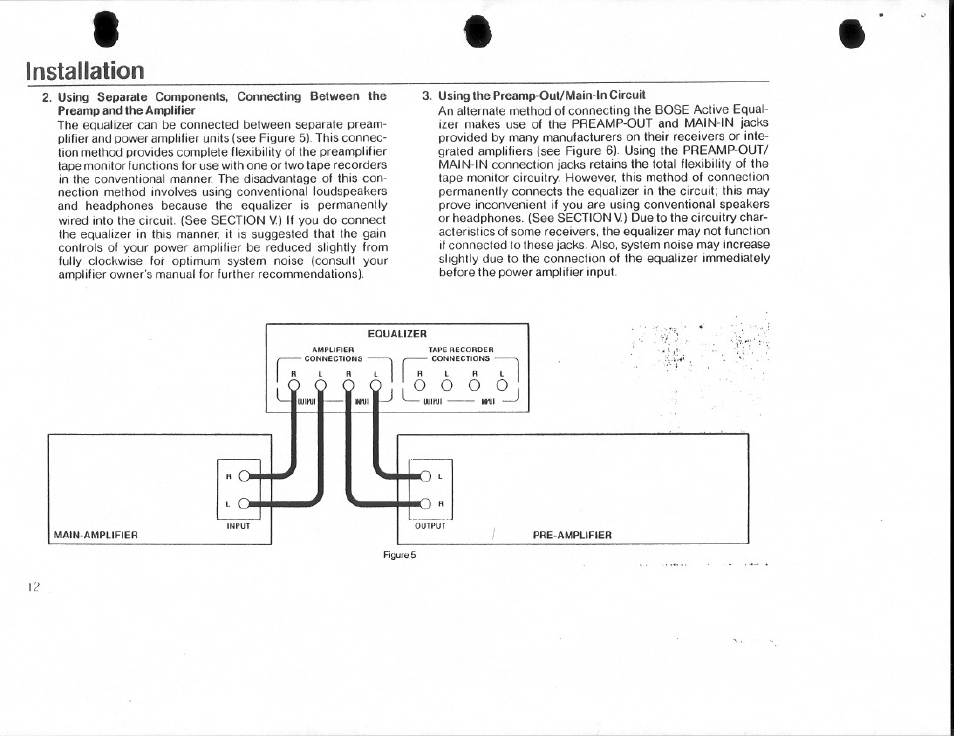 Installation | Bose 901 Series III User Manual | Page 12 / 20