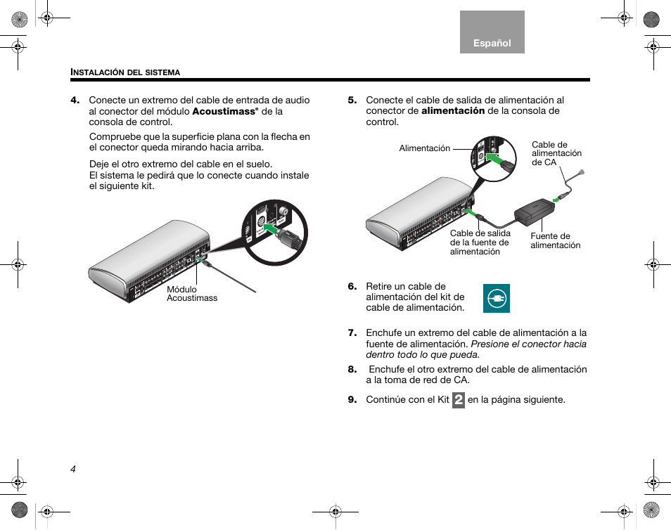 Bose LIFESTYLE V35 User Manual | Page 6 / 18