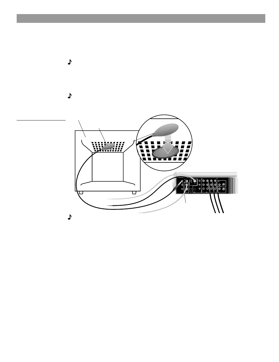 Turning off the internal speakers in your tv, Operating guide. figure 16, When you listen to tv sound through your lifestyle | Tv on/off detector installed on your tv | Bose AM259777 User Manual | Page 18 / 32