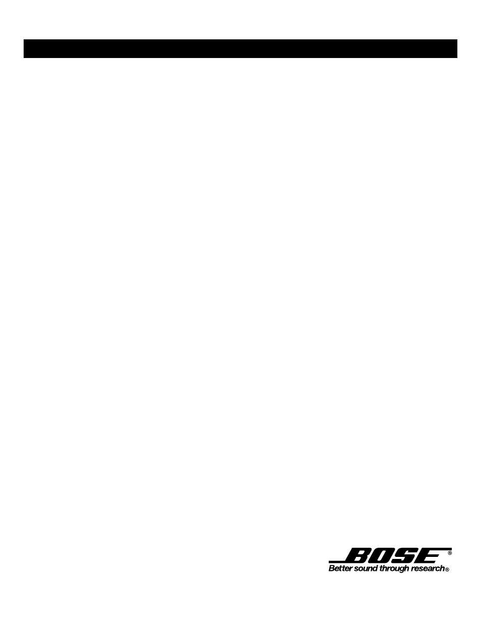 Bose AM259777 User Manual | Page 32 / 32