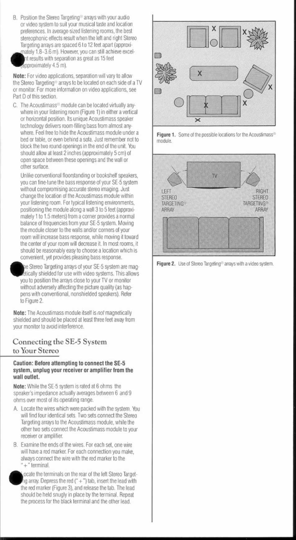 Bose SE-5 User Manual | Page 3 / 8