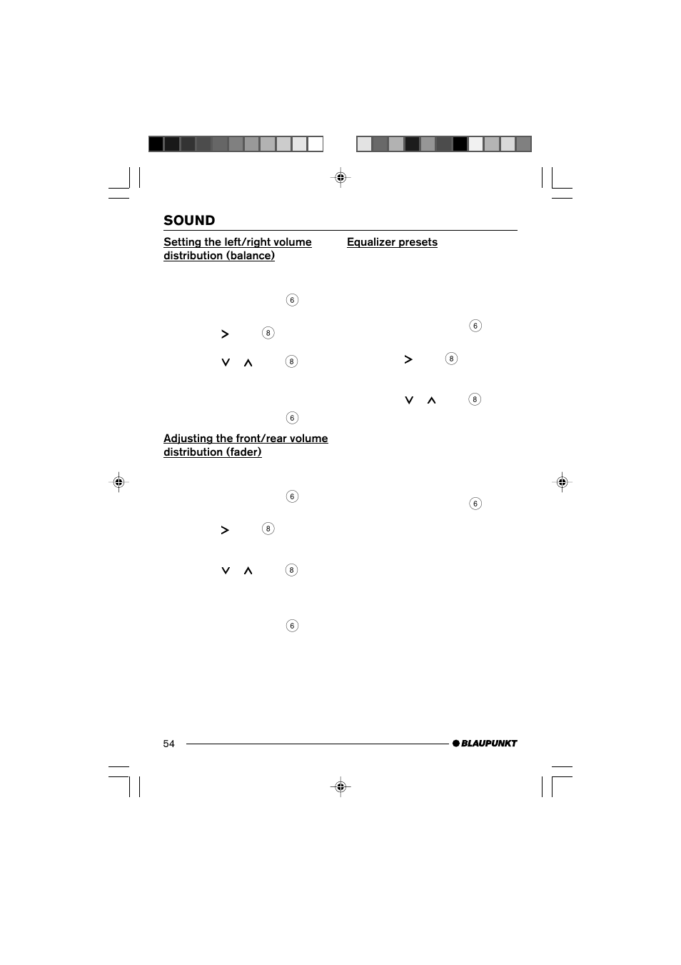 Sound | Blaupunkt 7 645 190 310 User Manual | Page 27 / 37