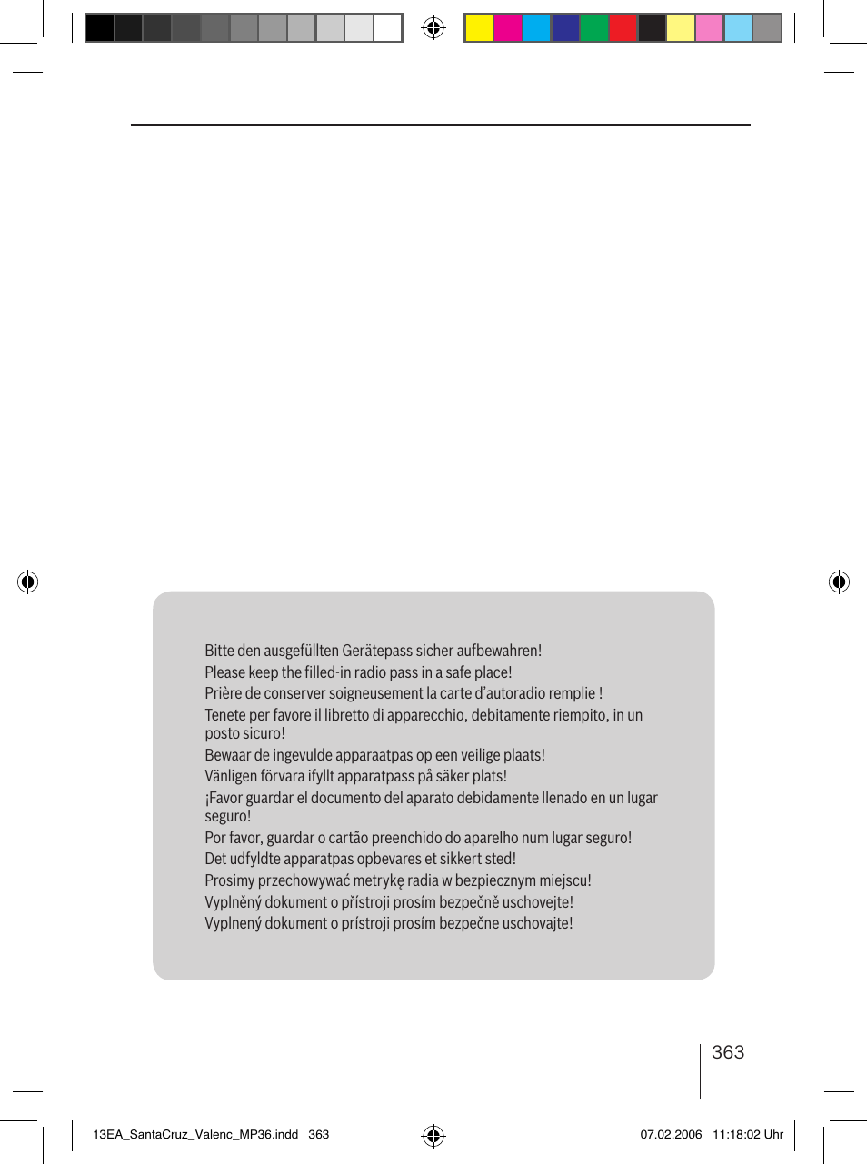 Blaupunkt SANTA CRUZ MP36 User Manual | Page 32 / 33