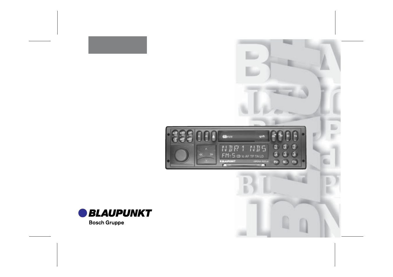 Blaupunkt RCR 45 User Manual | 18 pages