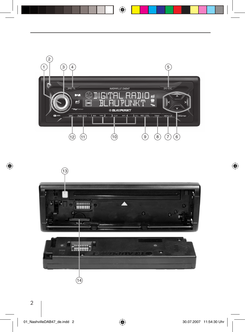 Blaupunkt NASHVILLE DAB47 User Manual | Page 2 / 59