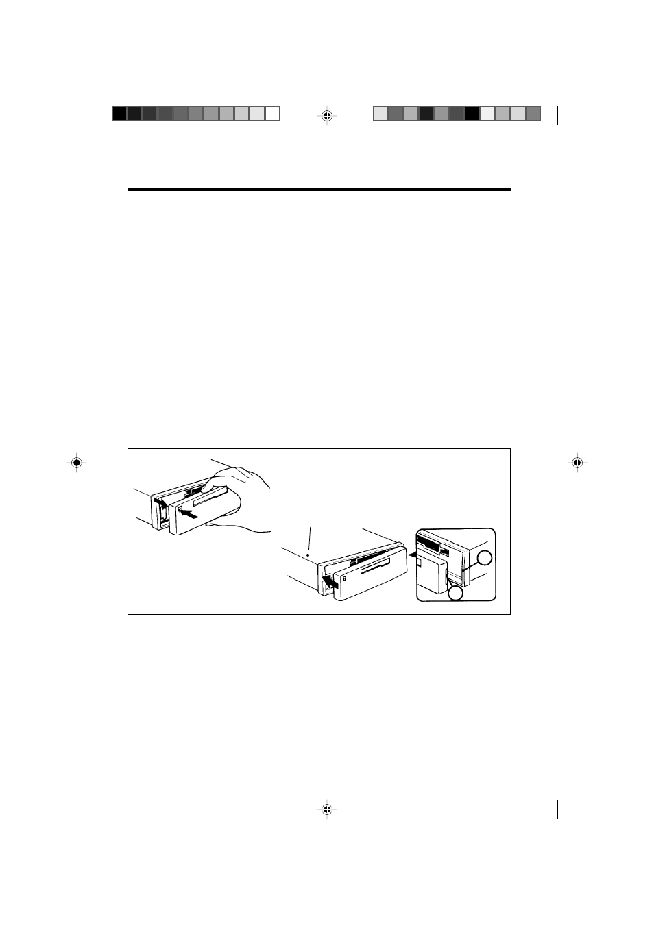 Detachable face (release panel) | Blaupunkt SANTIAGO CR 87 User Manual | Page 4 / 18