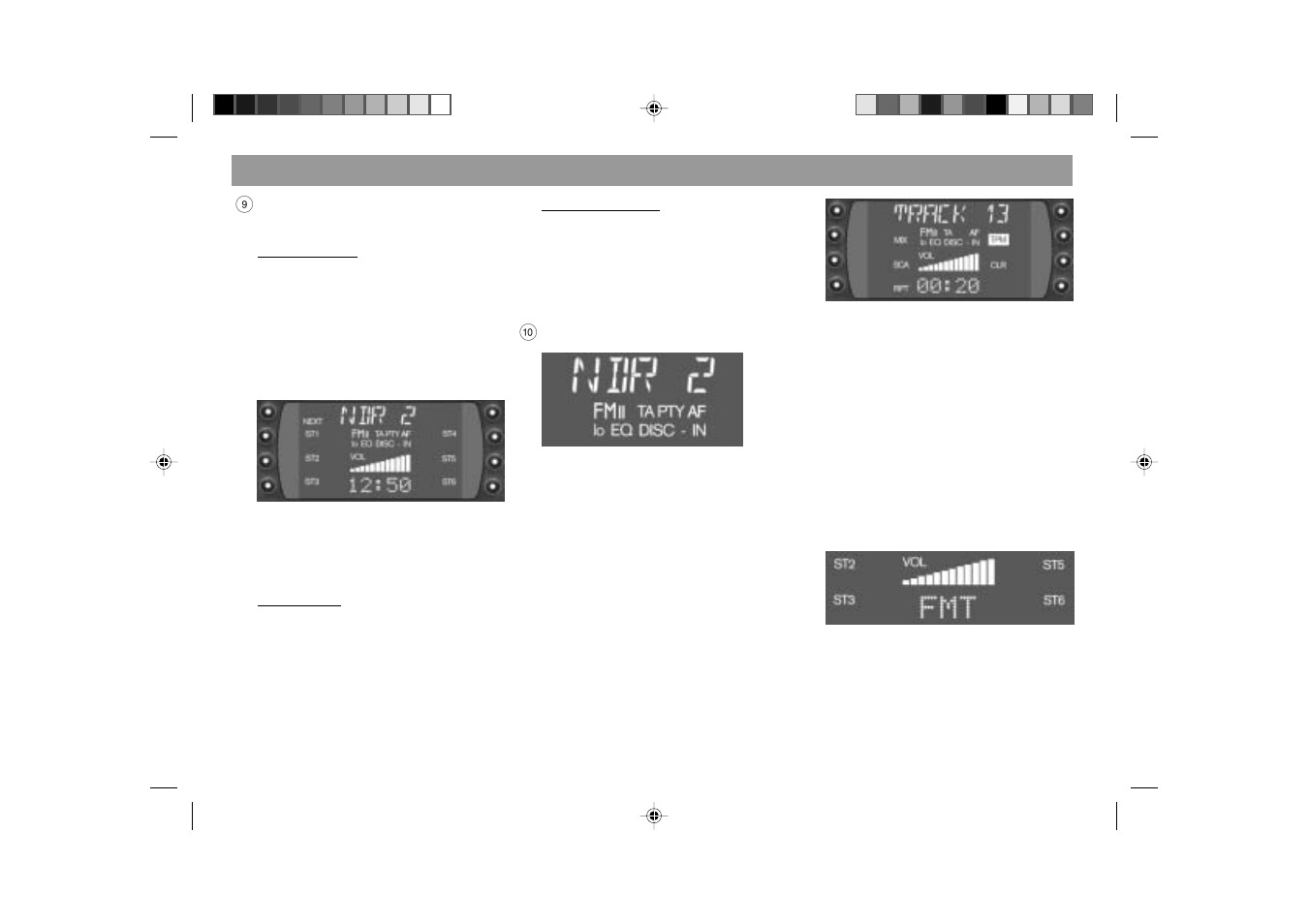 Quick reference | Blaupunkt ALABAMA DJ TOKYO RDM 169 User Manual | Page 9 / 40