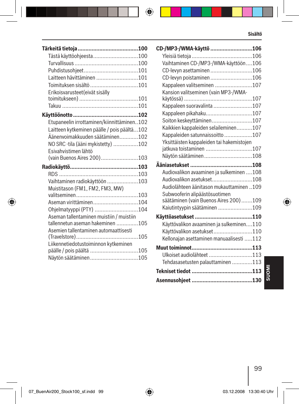 Blaupunkt BUENOS AIRES 200 7 649 020 110 User Manual | Page 99 / 140