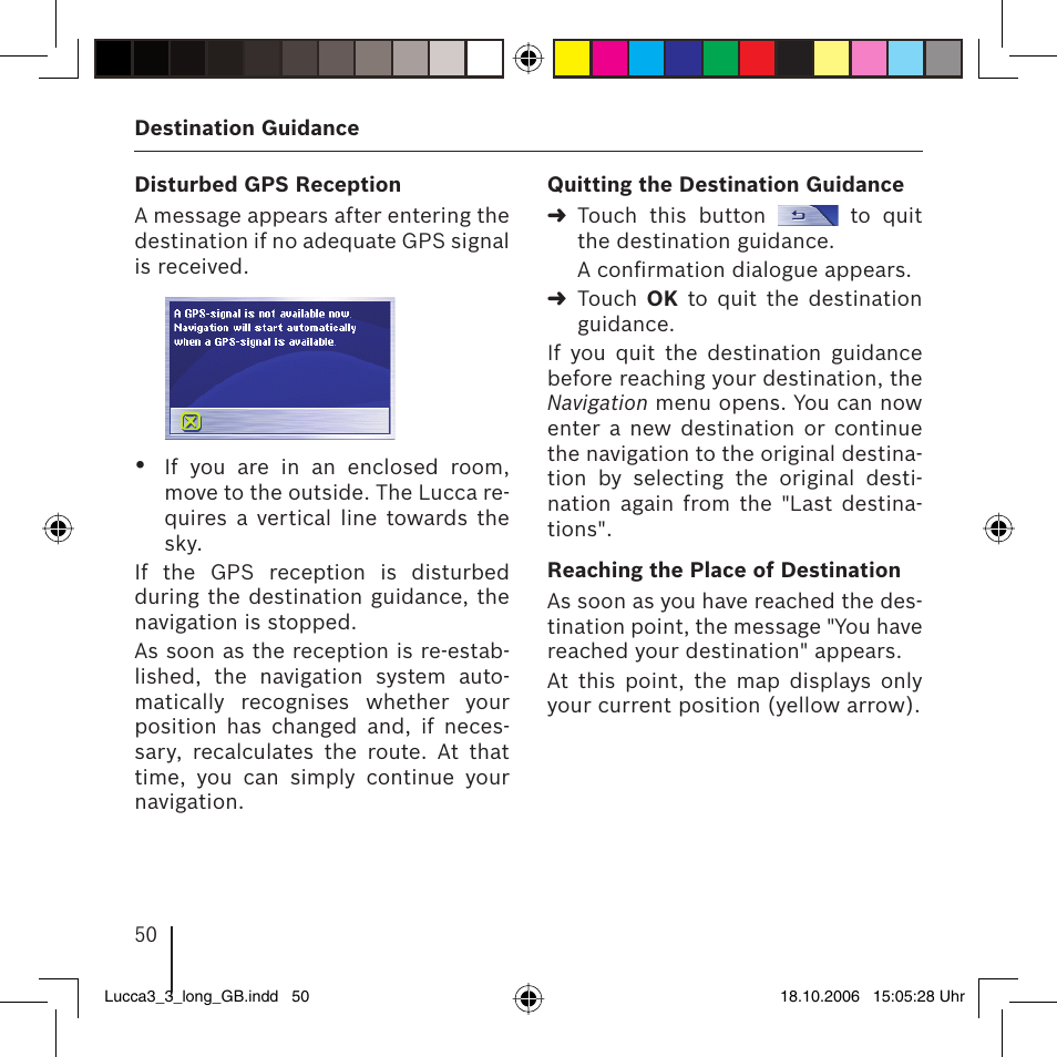 Blaupunkt TRAVELPILOT LUCCA 3.3 User Manual | Page 50 / 88
