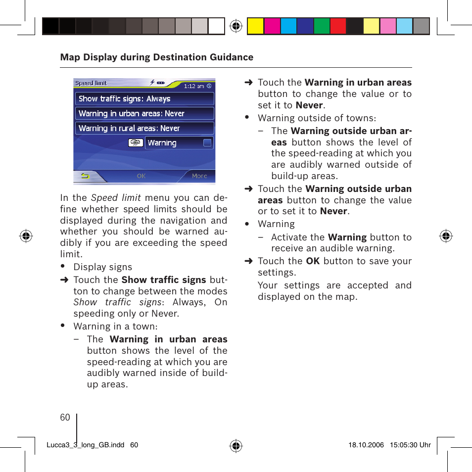 Blaupunkt TRAVELPILOT LUCCA 3.3 User Manual | Page 60 / 88