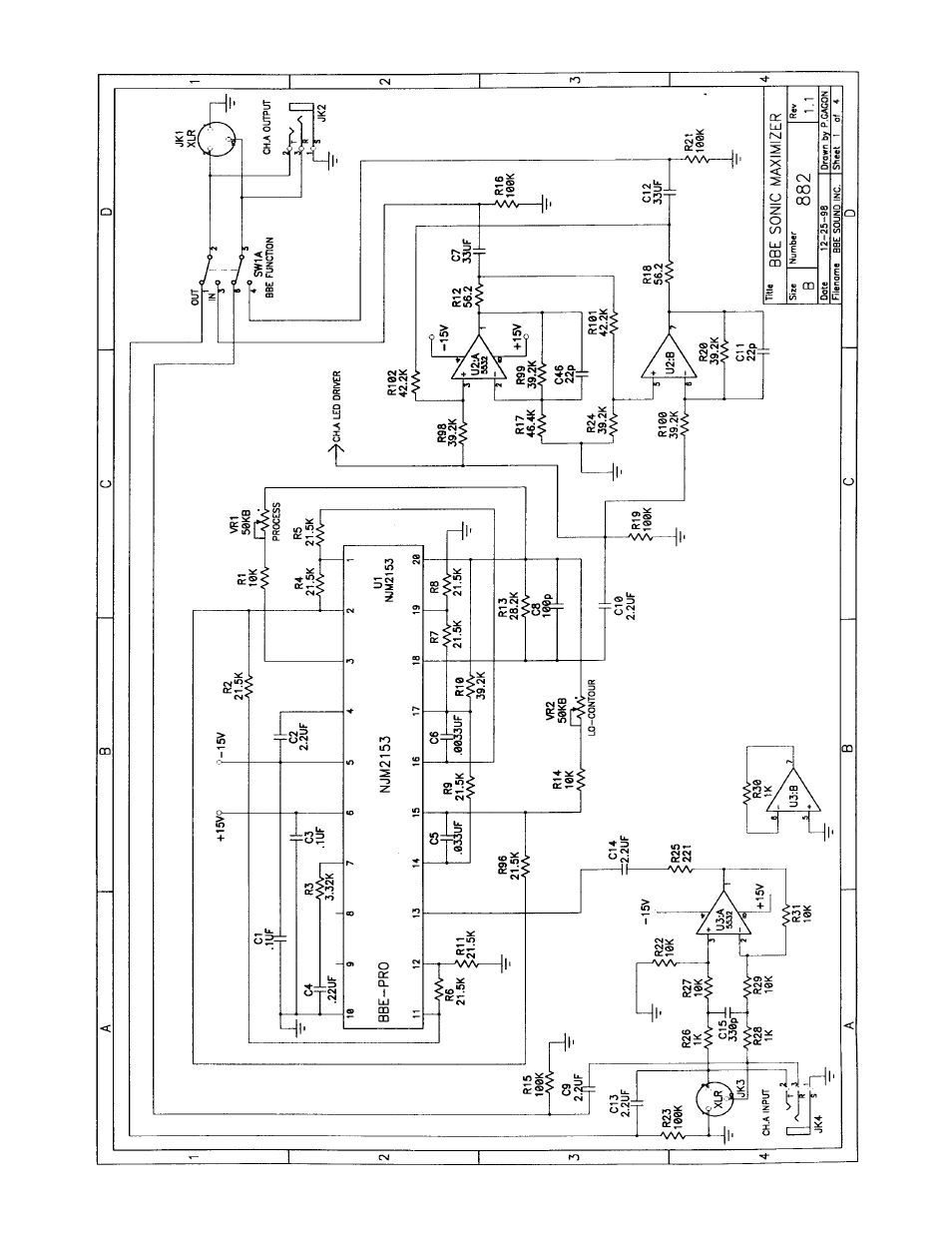 BBE Sonic Maximizer BBE 882 User Manual | Page 15 / 20