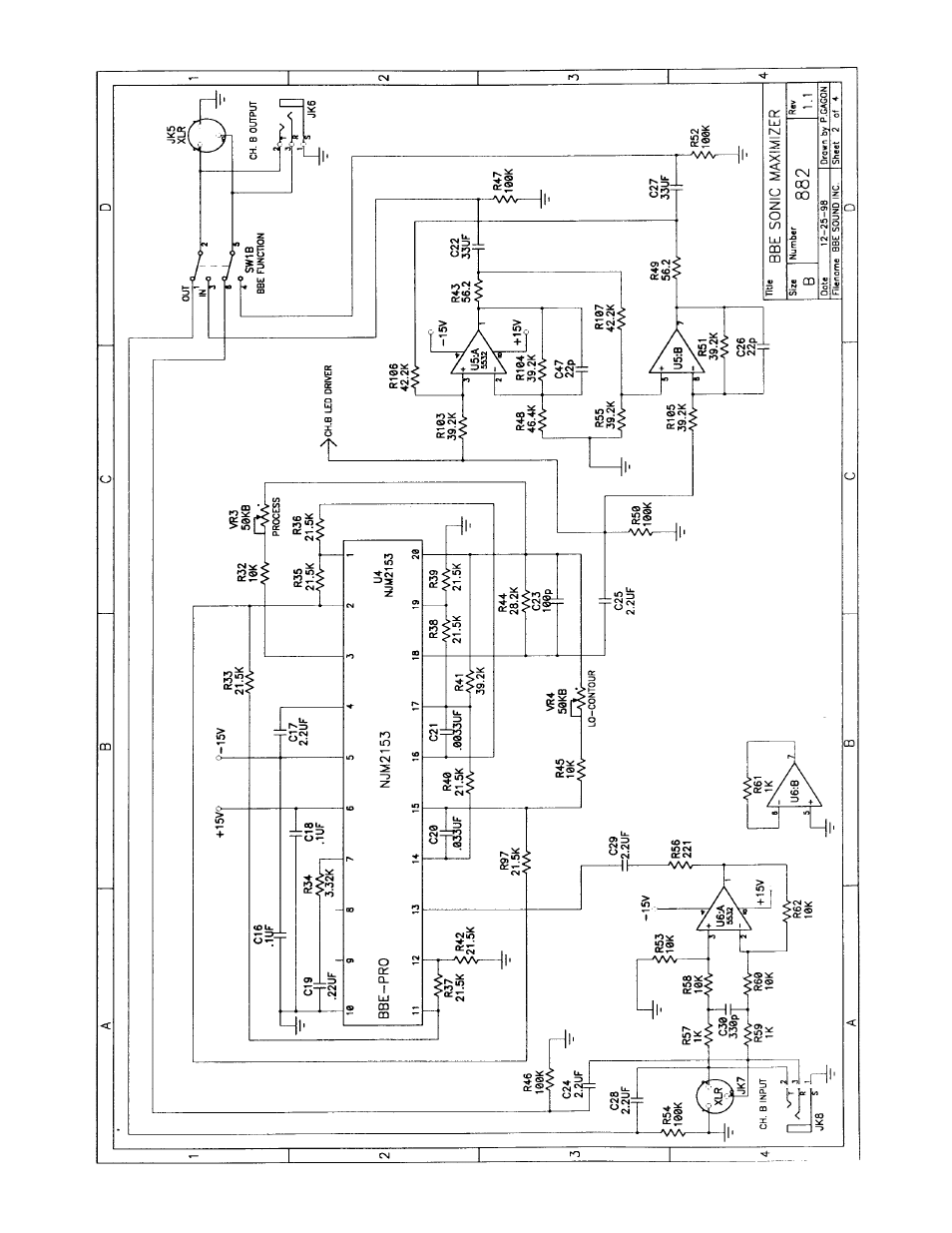 BBE Sonic Maximizer BBE 882 User Manual | Page 16 / 20