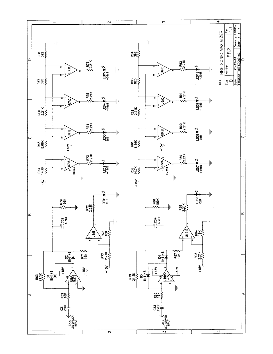 BBE Sonic Maximizer BBE 882 User Manual | Page 17 / 20