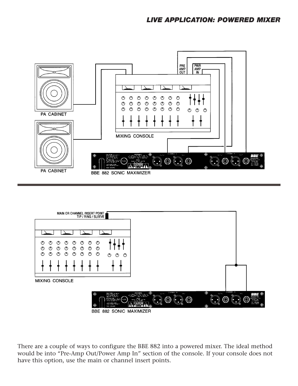 BBE Sonic Maximizer BBE 882 User Manual | Page 9 / 20