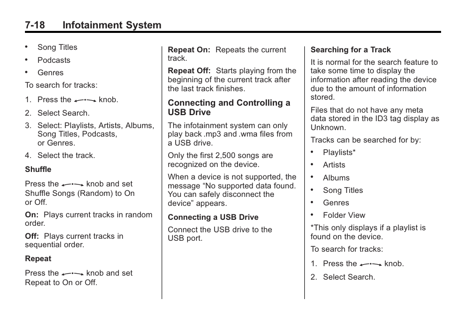 18 infotainment system | Buick 2011 Regal User Manual | Page 160 / 360