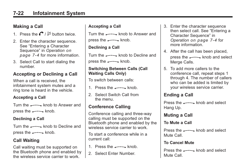 22 infotainment system | Buick 2011 Regal User Manual | Page 164 / 360