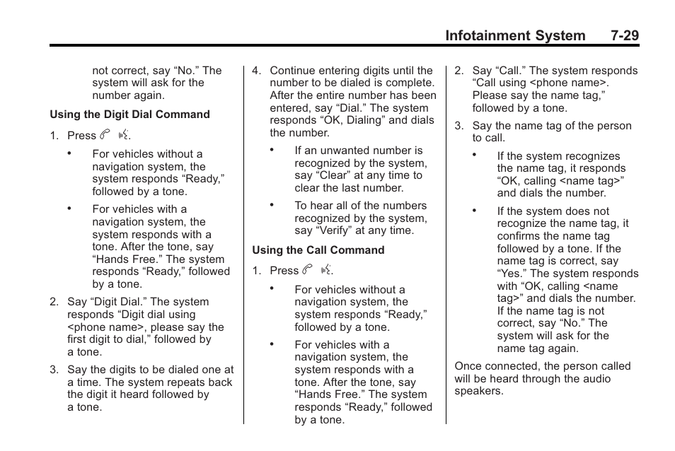 Infotainment system 7-29 | Buick 2011 Regal User Manual | Page 171 / 360