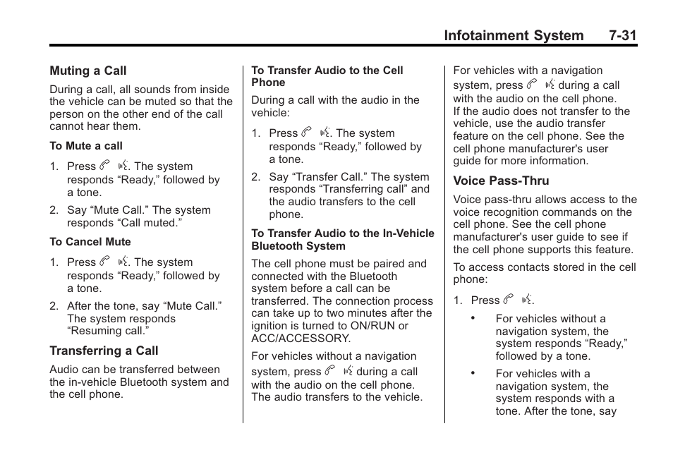 Infotainment system 7-31 | Buick 2011 Regal User Manual | Page 173 / 360