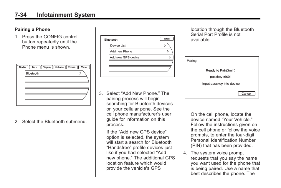 34 infotainment system | Buick 2011 Regal User Manual | Page 176 / 360