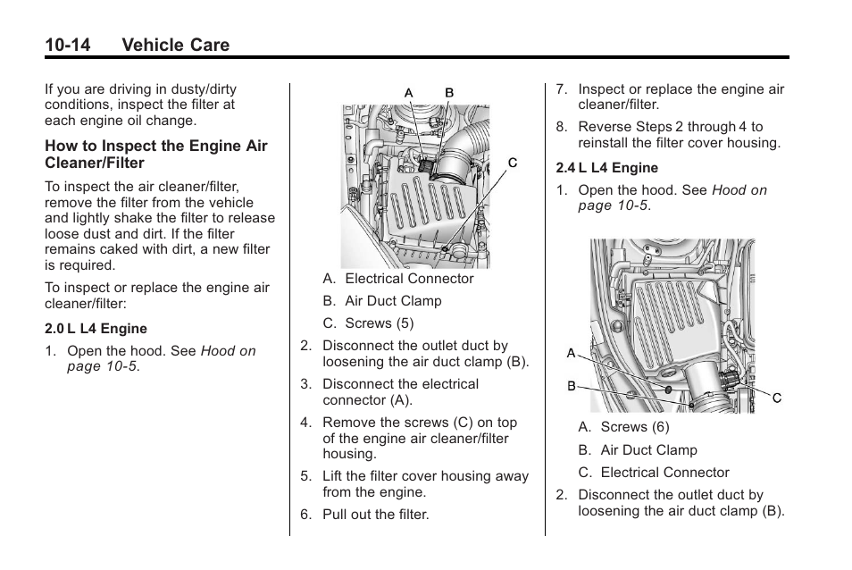 14 vehicle care | Buick 2011 Regal User Manual | Page 250 / 360