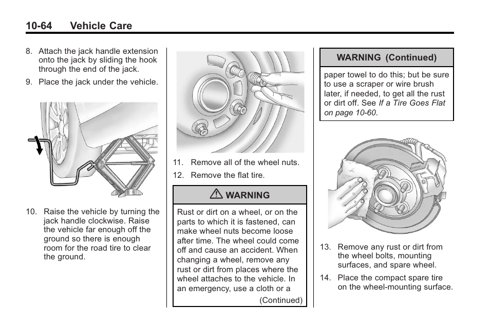 64 vehicle care | Buick 2011 Regal User Manual | Page 300 / 360