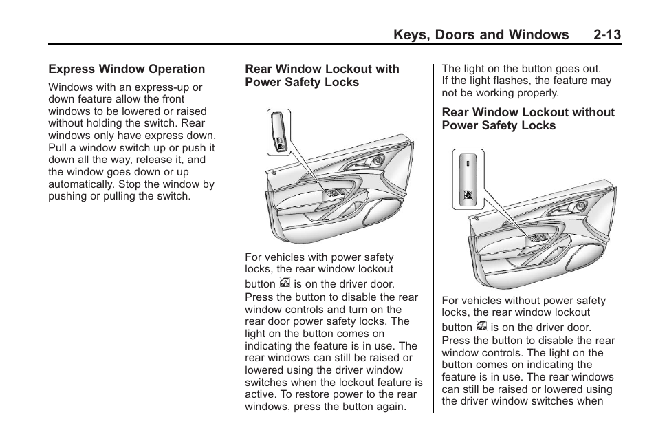 Buick 2011 Regal User Manual | Page 39 / 360