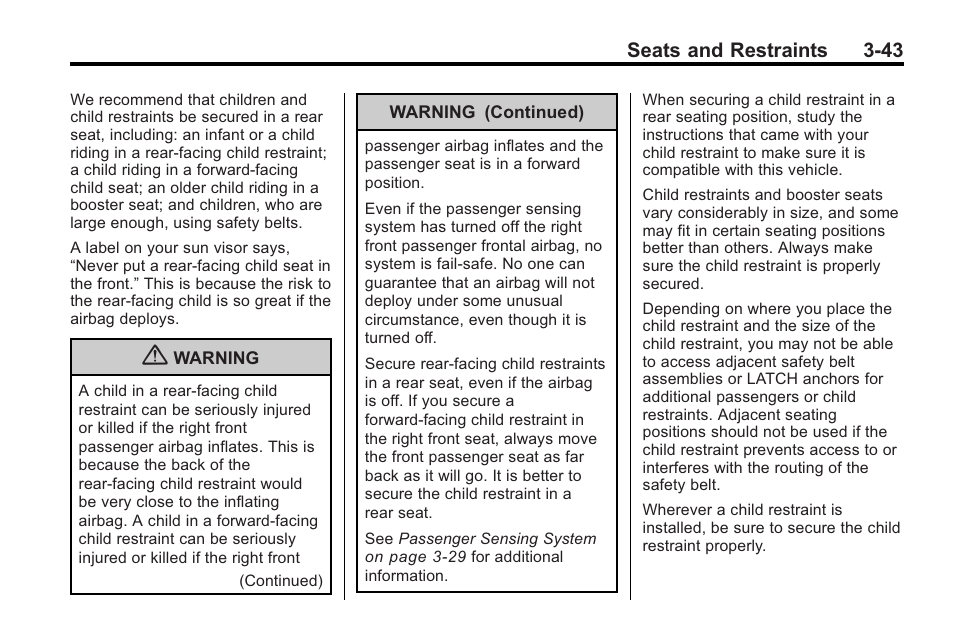 Buick 2011 Regal User Manual | Page 85 / 360
