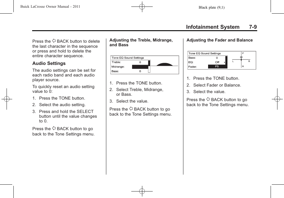Buick 2011 Lacrosse User Manual | Page 181 / 446