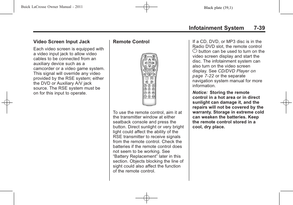 Buick 2011 Lacrosse User Manual | Page 211 / 446