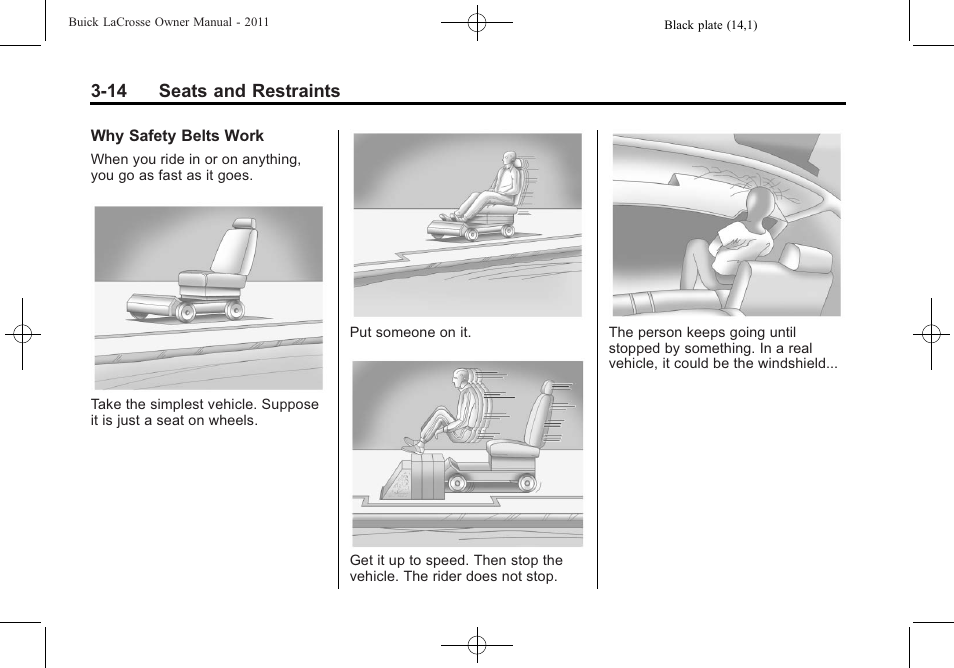 14 seats and restraints | Buick 2011 Lacrosse User Manual | Page 66 / 446