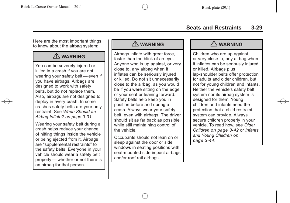 Buick 2011 Lacrosse User Manual | Page 81 / 446