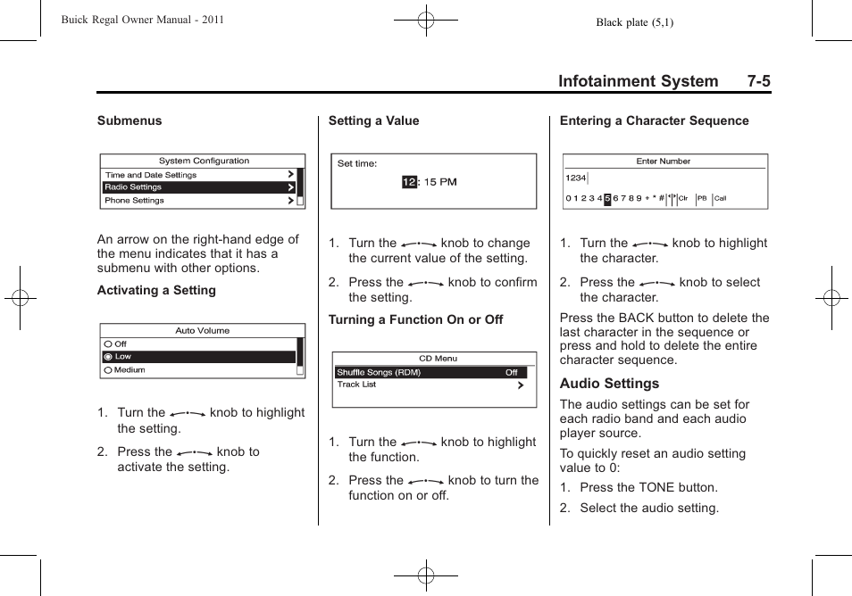 Buick REGAL 2011 User Manual | Page 155 / 368
