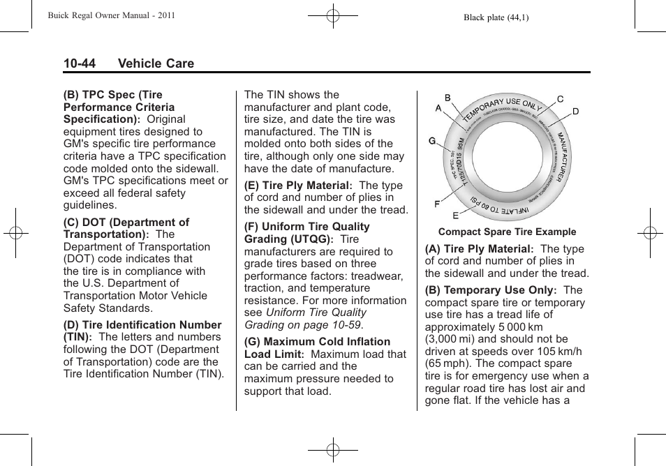 Buick REGAL 2011 User Manual | Page 284 / 368
