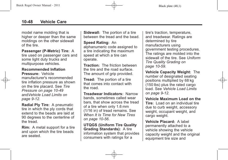Buick REGAL 2011 User Manual | Page 288 / 368