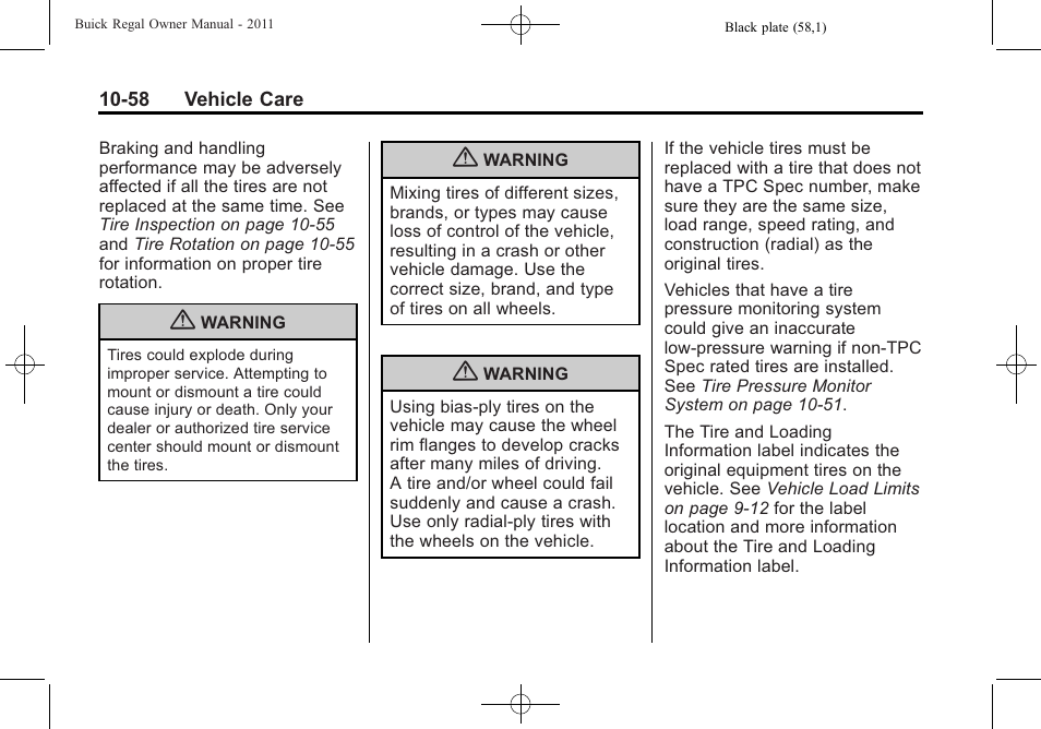 Buick REGAL 2011 User Manual | Page 298 / 368