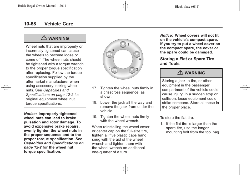 Buick REGAL 2011 User Manual | Page 308 / 368