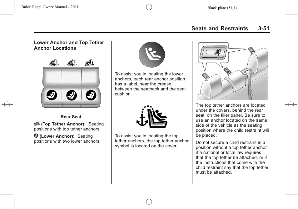 Buick REGAL 2011 User Manual | Page 93 / 368