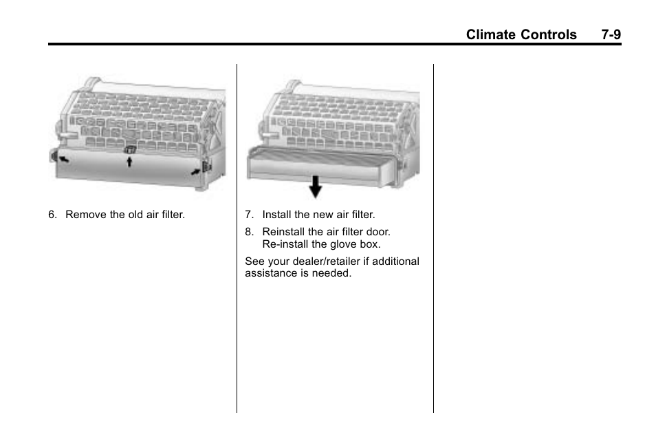 Climate controls 7-9 | Buick 2010 Lacrosse User Manual | Page 223 / 420