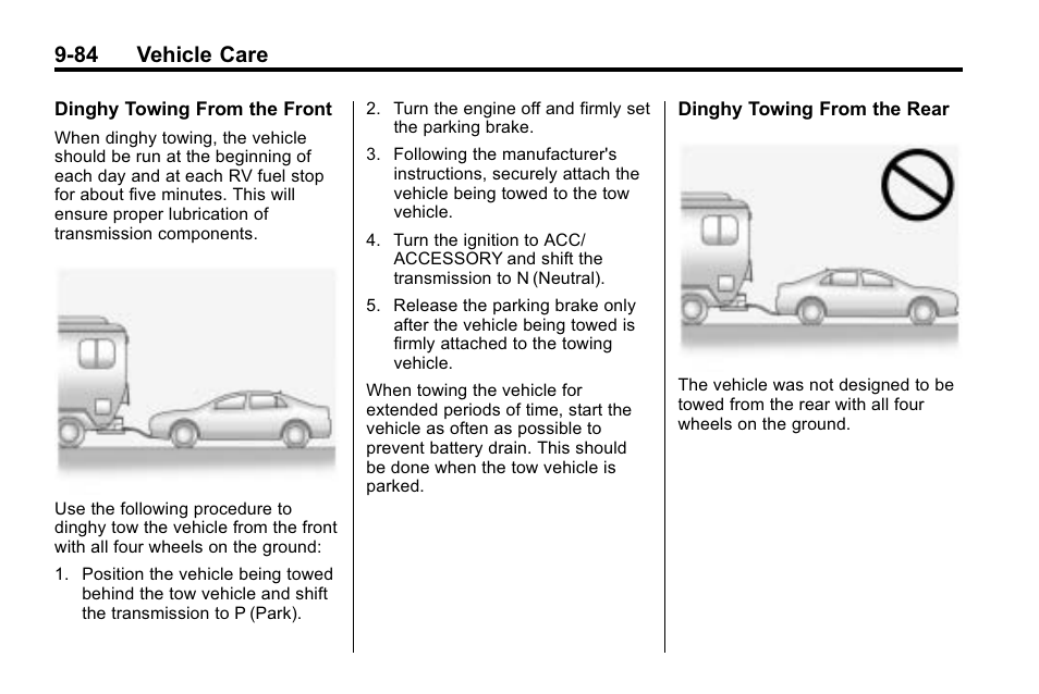 84 vehicle care | Buick 2010 Lacrosse User Manual | Page 366 / 420