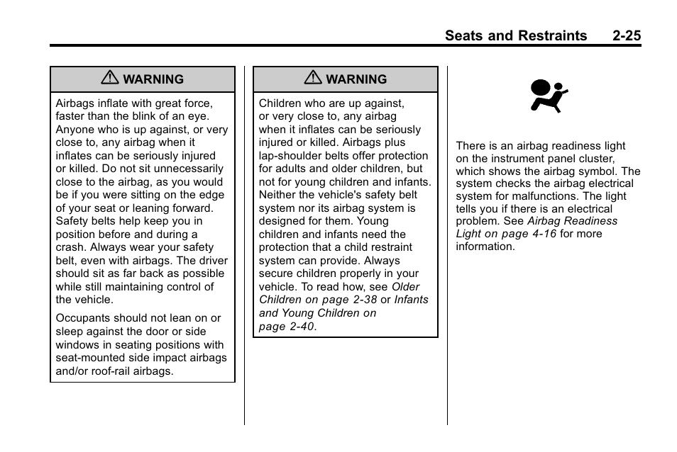 Buick 2010 Lacrosse User Manual | Page 53 / 420