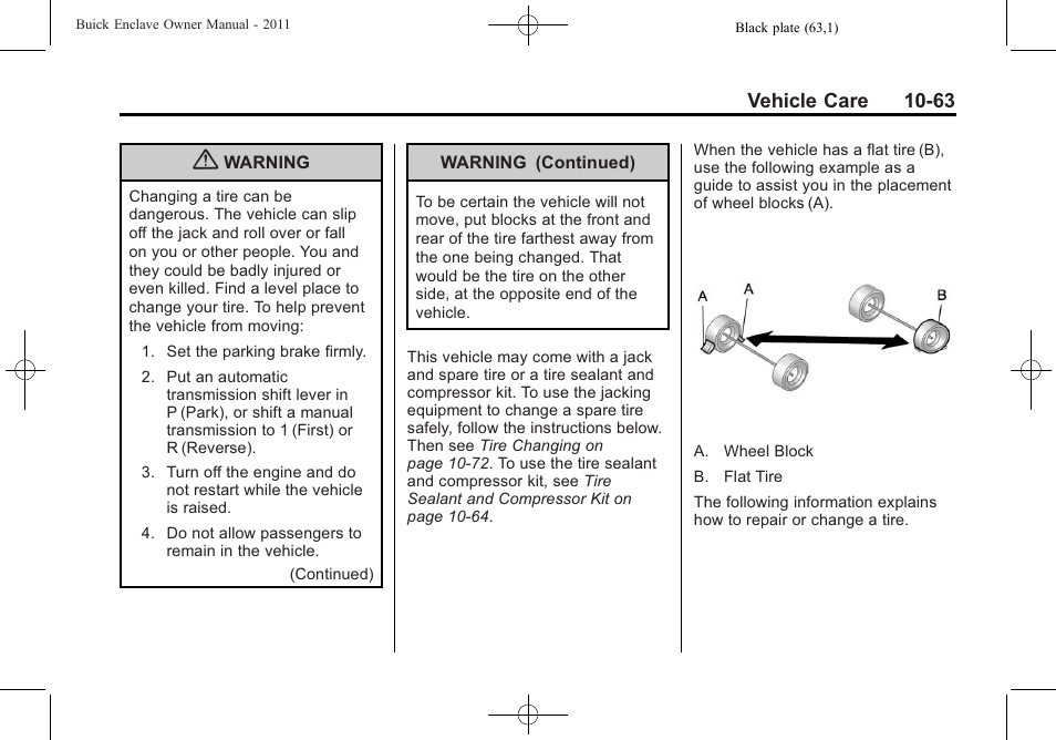 Buick 2011 Enclave User Manual | Page 375 / 458