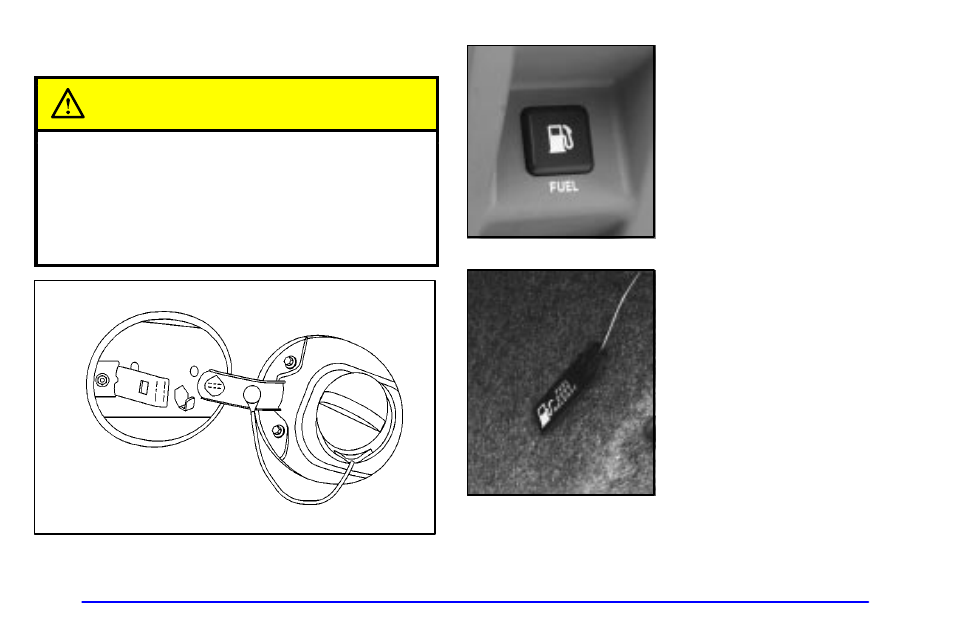 Filling your tank caution | Buick 1999 Park Avenue User Manual | Page 264 / 400