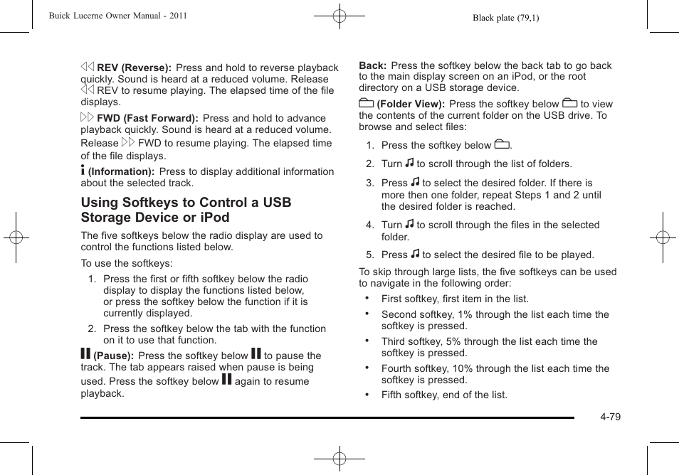 Buick 2011 Lucerne User Manual | Page 235 / 446