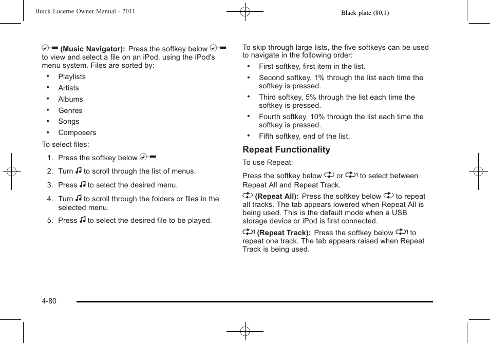 Buick 2011 Lucerne User Manual | Page 236 / 446