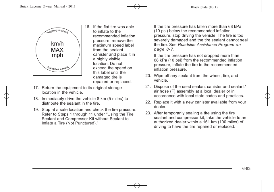 Buick 2011 Lucerne User Manual | Page 365 / 446