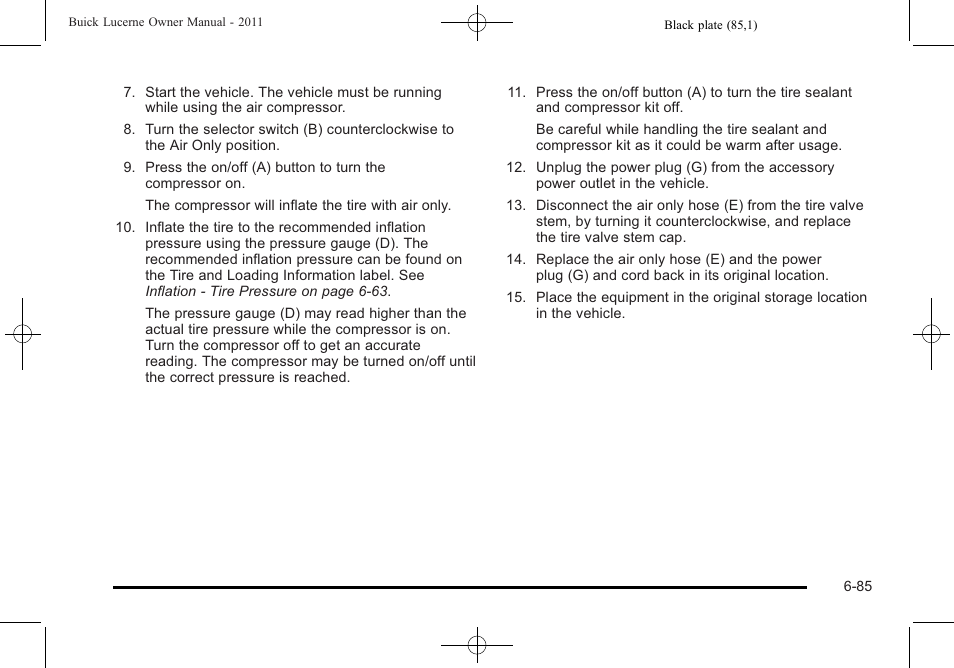Buick 2011 Lucerne User Manual | Page 367 / 446