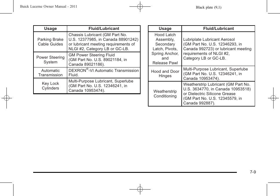 Buick 2011 Lucerne User Manual | Page 407 / 446